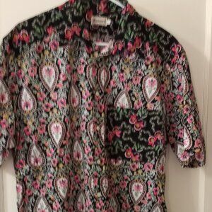 Vintage Fiorucci Print Blouse for Women size L